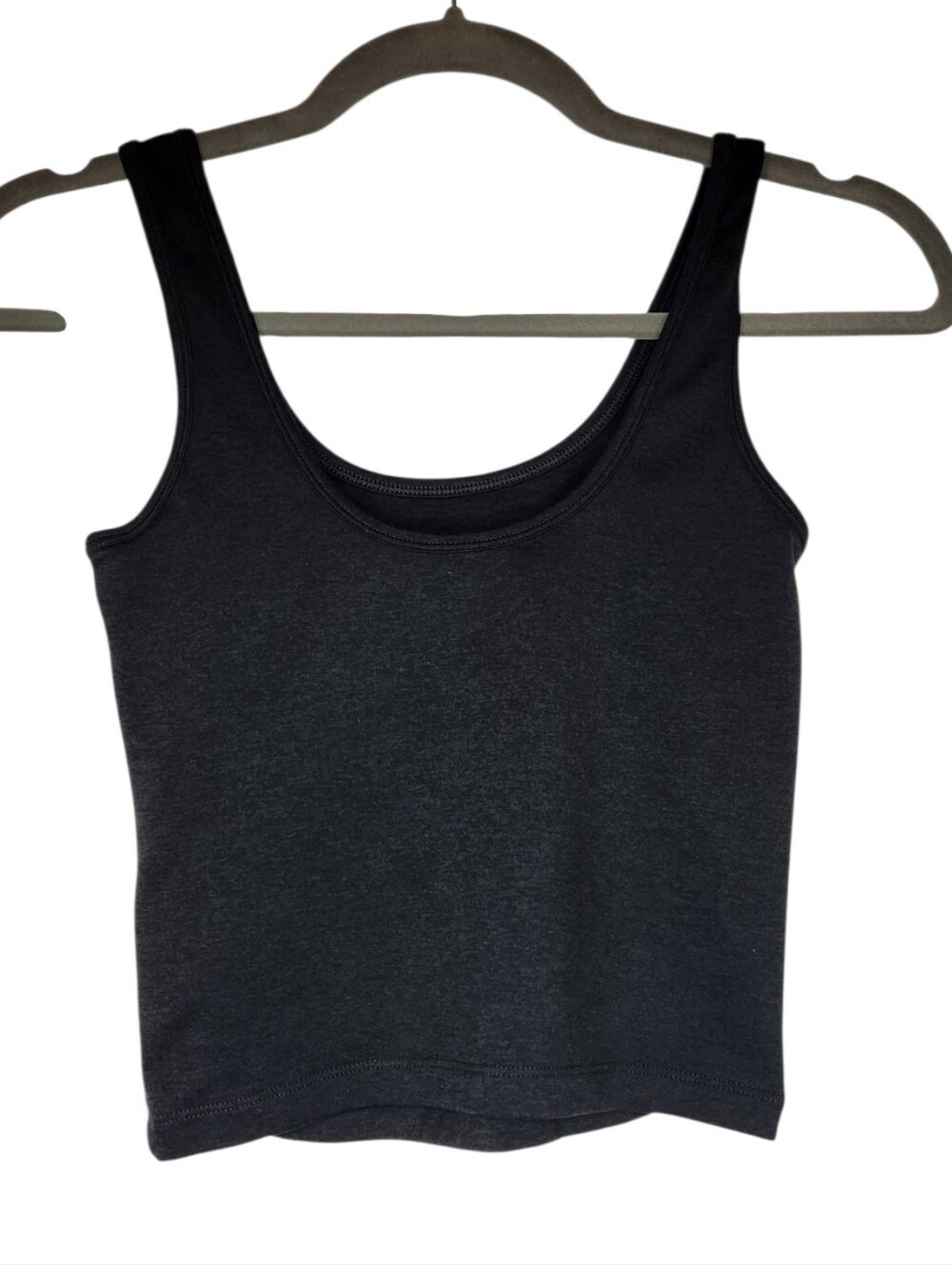Vuori Halo Essential Tank Heathered Black Size XS #VW1089 - Picture 2 of 5